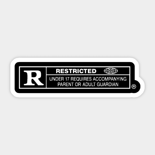 Rated R Sticker by Sudburied